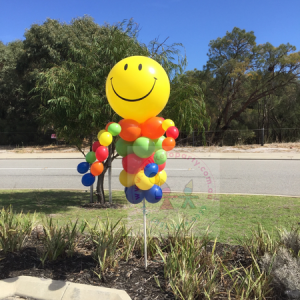 We Like To Party Yard Art Windwaver Balloons on Stake